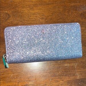 Kate Spade Sparkling Wallet - Purple Glitter